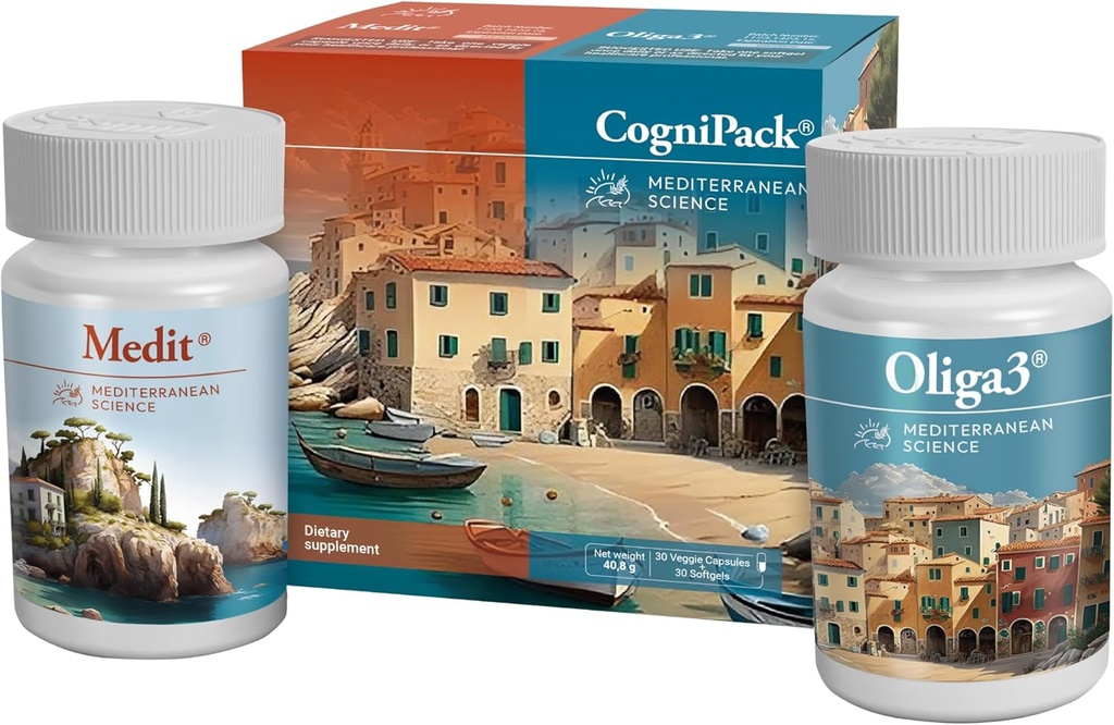 Omega-3 EPA DHA 配有维生素E、D、镁、锌、硒 地中海饮食