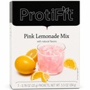 ProtiFit - 高蛋白水果火焰粉末饮料混合,15g蛋白,低卡路里,无糖,理想蛋白兼容,7 services Per Box (Pink Lemonade)