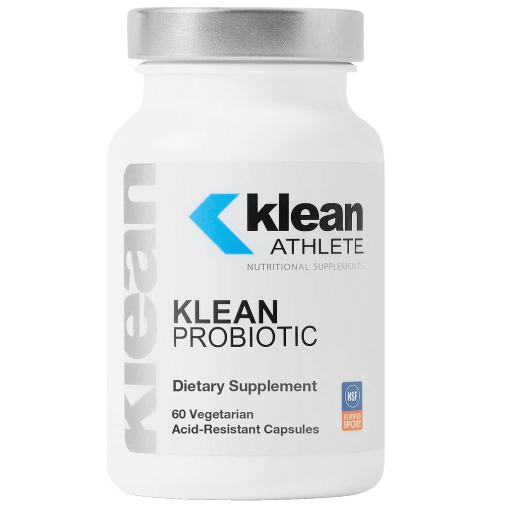 Klean Athlete Klean Probiotic QQ 支持消化系统免疫系统和总体健康的大陆架稳定Probiotic NSF 体育认证 QQ 60 植物酸-resistant Capsules