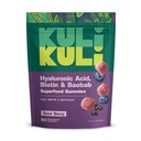 Kuli Kuli Super Gummys - 与Baobab, 长老莓, 和 Biotin 的皮肤补充剂 - 帮助支持皮肤健康 - 60 非GMO, Gluten-Free Gummys