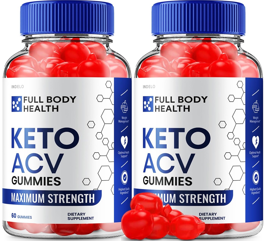 (2 Pack)全体健康 Keto ACV Gummys Advanced,全体健康 Keto + ACV Gummys 重苹果损失 全体健康重量管理 Gummys 全体健康审查 维生素B12(120 Gummys)