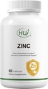 HUJ Zinc, 60 Capsules, 支持免疫的强抗氧化剂