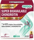 Exedol Bioblicable Glucosamine Chondroitin、Vegan增强联合功能联合支助补编、心肌健康、连接组织和骨质健康 -- -- 120个卡普尔