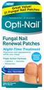 Opti-Nail Fungal 钉子更新补丁 - 21补丁,夜间治疗改善钉子在睡觉时的外观