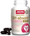 Jarrow Formulas QH-absorb 200 mg - High Absorption Co-Q10 - Active Antioxidant Form of Co-Q10 - Supports Mitochondrial Energy Production &Cardiovascular Health - Up to 60 Servings