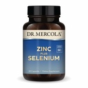 Mercola Zinc Plus Selenium博士 -- -- 矿物混合剂补充剂 -- -- 用于免疫、脑和呼吸辅助剂 -- -- 含锌Glycnate Chelate和铜 -- -- 无转基因和无胶 -- -- 30个卡普尔(30个服务)
