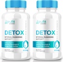 (2 Pack)TRUFlT解毒药丸,TRUFlT Keto Capsules - 支持内部清洁的高级公式,TRU-FlT Keto ACV补充剂,Keto维生素,TRUFlT Keto营养,TRU FlT粉(120 Capsules)