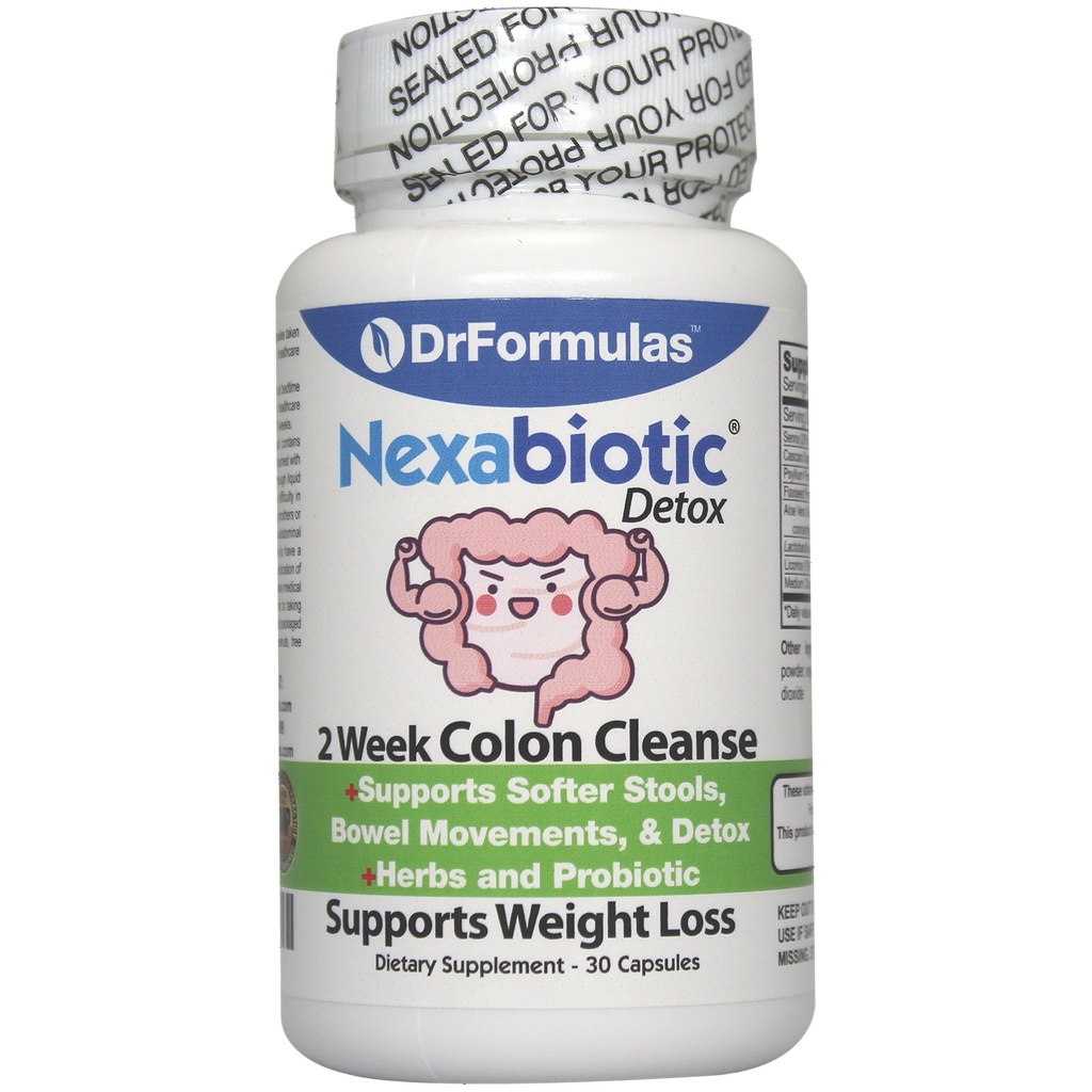 DrFormulas 女性体重损失的Probiods 男与女 Colon Cleanse Detox – Nexabiotic 2周快药和快药,饮食补充(非茶)