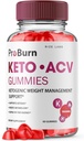 rize 实验室 - Pro Burn Keto ACV Gummys, 高级体重损失支持, All Natural Apple Cider Supplement (60 Gummys) (英语).