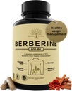 600 Mg Berberine 补编 – Berberine HCL & Ceylon Cinnamon Capsules for Men & Men – 支持健康体重管理和文摘
