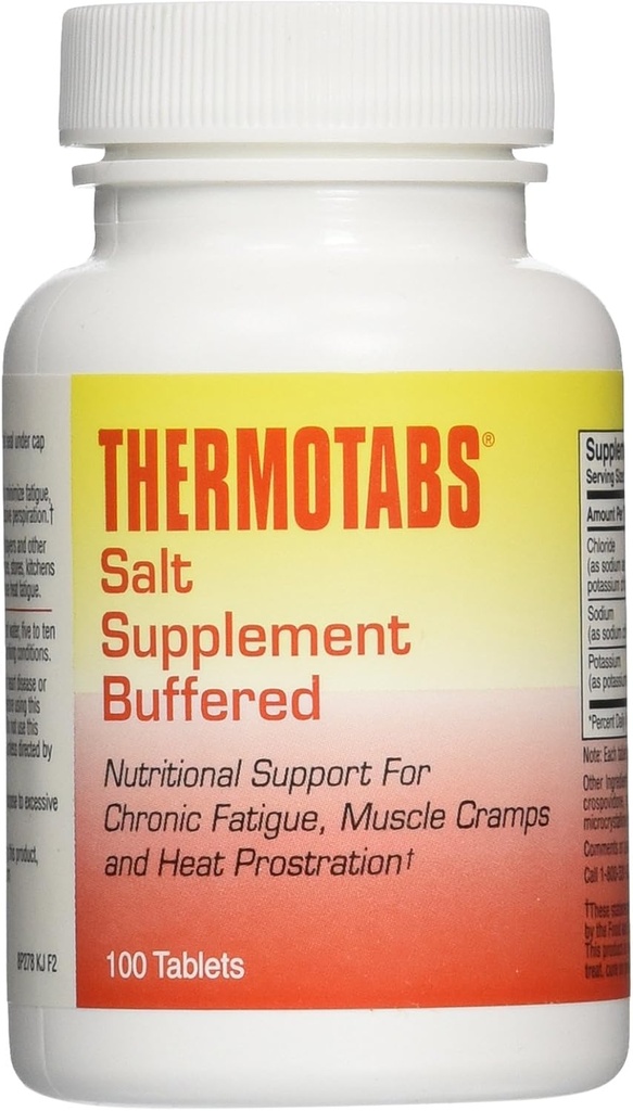 THERMOTABS 盐补充缓冲板,100个计数(3个包)