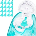 FireAnt Silicone Saline Pods 重新填充辅助设备与Navalage Nasal Care兼容,16 Pack 可重新使用的硅酮盐垫 重新填充,易操作(亮蓝16包)