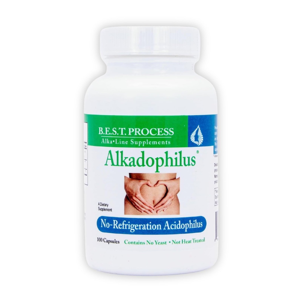 Alkadophilus 最佳工艺 Alkaline —— 不冷冻 Probiotic & Prebiotic 消化剂 补编—— 1.5亿 CFU 优秀细菌和比特罗特