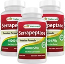 Best Naturals Serrapeptase 4000 SPU 180 Capsules (180 Counter (Pack of 3)) 互联网档案馆的存檔,存档日期2013-03-02.