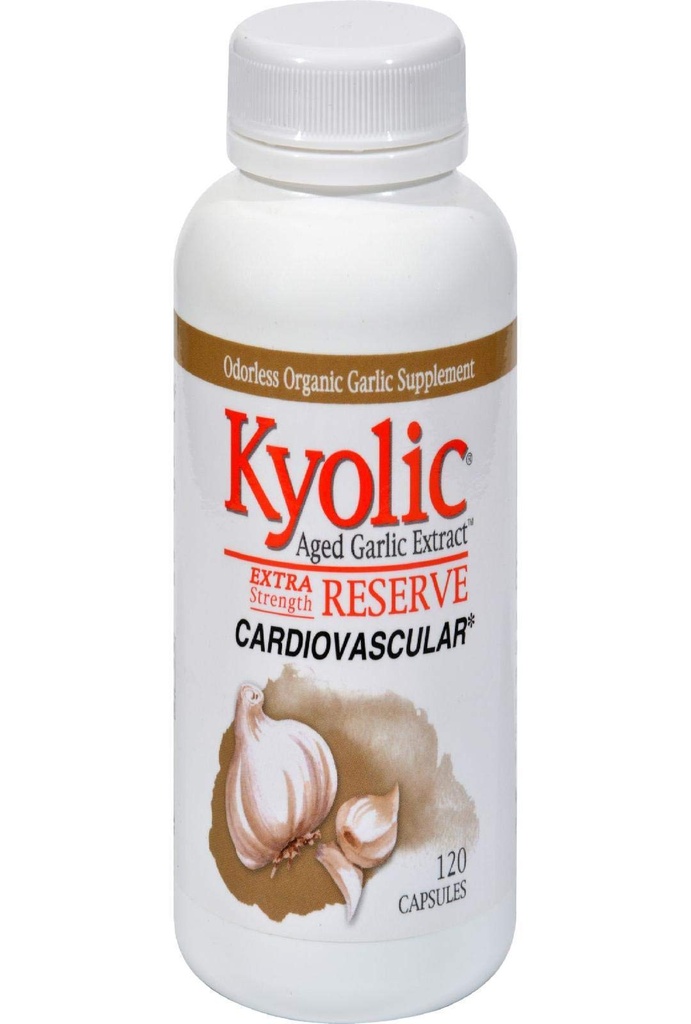 Kyolic 保留地 老年大蒜提取器 600 毫克 120 卡普尔