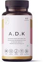 A.K. Palak Notes 新A.D.K + + 维生素A、D3和K2 + 豁免助推器 - 骨强力 - 眼部健康 + 30/60 Capsules(60)