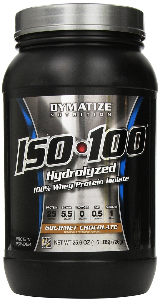 将ISO 100 Whey蛋白粉与25克水解剂混合,巧克力,1.6英镑(包1),25.6乌恩斯