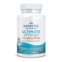北欧自然Omega Crucumin,柠檬 - 60 软宝石 - 1200 mg Omega-3 + 400 mg 优化Crucumin - 战斗细胞应激 - 非GMO - 30 服务