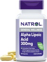 Natrol Alpha Lipoic Acid 300 mg,一般健康饮食补充,50 Capsules,50天供应