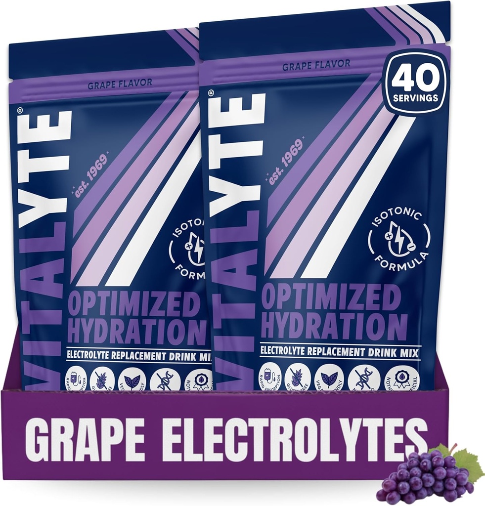 Vitalyte Electrolyte Powder Drinking Mix,同位素电解水解Mix,Gluten Free Post Workout Powder Mix, Pack of 2,35 oz. 维塔利特·普罗特·普罗特·普罗特·普罗特(英语:Pack of 2, 35 oz.) 维塔利特·普罗特·普罗特·普罗特·普罗特·普罗特·普罗特·普罗特·普罗特·普罗特·普罗特·普罗特(英语: 每个,葡萄花