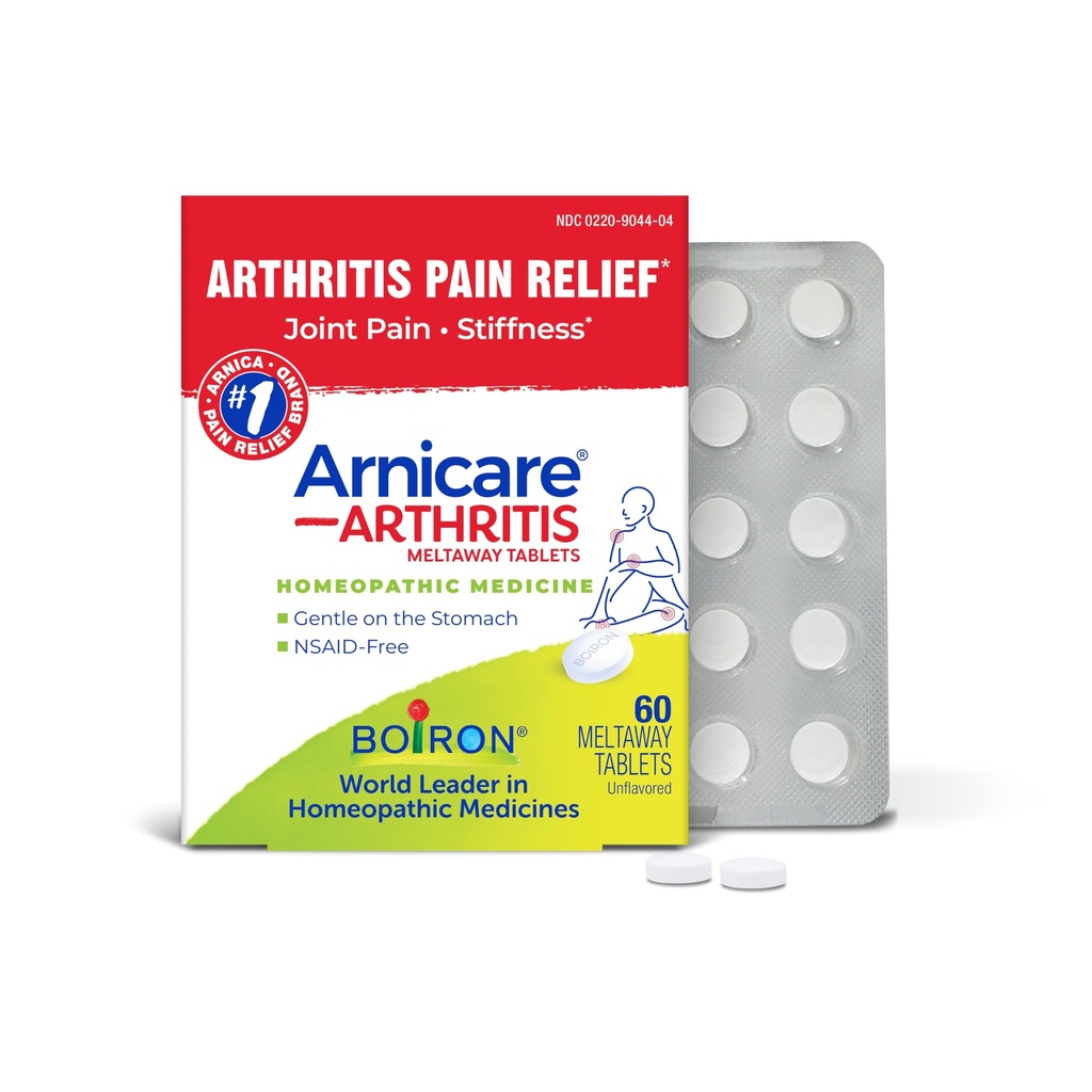 Boiron Arnicare 关节炎平板治疗关节炎疼痛、联合疼痛和风湿疼痛-60个计数