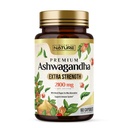 由大自然Ashwagandha 2100mg 超强压力救济和混合支持公司为Max Absorption-Non-GMO、Vegan、Gluten-Free-60 Capsules建造