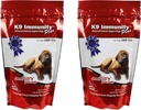 Aloha Medicinals K9 豁免加工厂,70磅以上的狗的免疫辅助用品,有机和蘑菇增强型狗保健用品,包2,90只