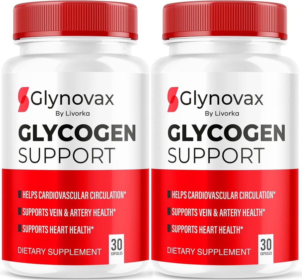 (2 Pack) Glynovax 药片, Glynovax 全自然支持药片, Glynovax 官方高级公式, Glynovax 最佳健康, Glynovax 支持药片评论, 60 Capsules 为期2个月