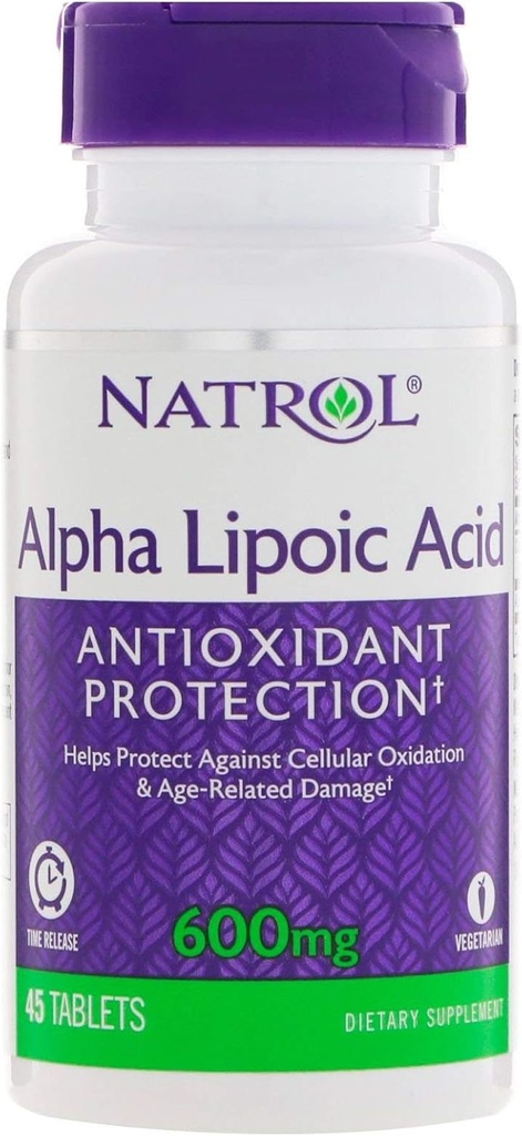 Natrol Alpha Lipoic Acid 时间释放-600毫克-45片