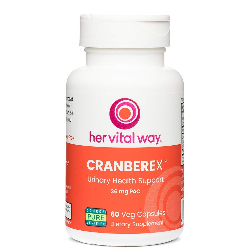 Cranberex -- -- 妇女和男子的Cranberry药丸 -- -- 含36毫克PAC的Cranberry补充剂 -- -- 尿道切除术保健和肾脏护理的Cranberry提取剂 -- -- 60枚Veg Capsules