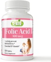 J-Bio Folic Acid 800mcg(120片) 每日保健制度和妇女产前护理