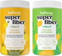Bellway Super Fiber 粉末+水果,无糖有机肽 胡斯克粉末纤维的常规性补充,Bloating Relief & Gut Health, Non-GMO,菠萝传果和柠檬莱姆