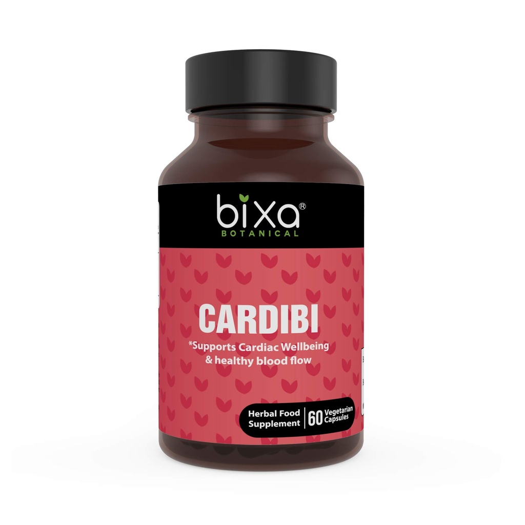 Ayurvedic Natural Herbal 补编 CARDIBI 纯认证的 Premeum 质量 60 Veg Capsules (450mg) (与 Arjuna, Guggul, Punarnava, Trikatu 粉末和蒜皮提取物)