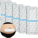 C科 防水腹膜切除带 后切除术 Tummy Tuck Shower 保护者 刀疤盖 保护帕皮奇岛 戴磁带 大型伤者护理用品 4x10 包14