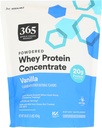 365 由全食品市场,Whey蛋白集中,香草,16 Ounce