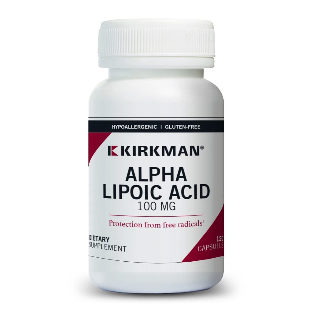 Kirkman Alpha Lipoic Acid 100 mg -- -- 伪致病药 -- -- 120 植物盖