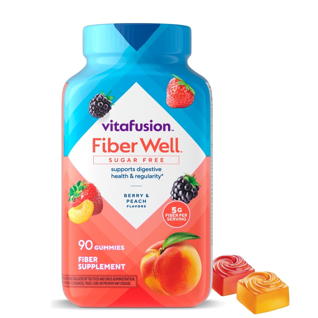 维他命 Fiber Well Gummy Vitamins, 90 Counter (Packing May Vary) 维他命 维他命 维他命 维他命 维他命 维他命 维他命