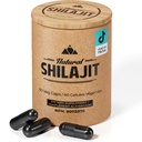 NATURAL SHILAJIT Capsules (2个月供应) - 60个计数 - 富尔维奇酸和跟踪矿物、植物能源养分、免疫支持和生命力的男女施拉吉特
