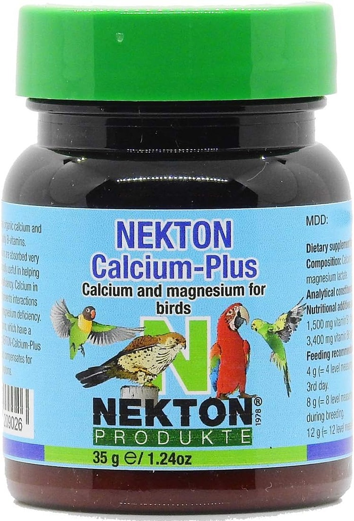 Nekton Calcium Plus - 含有镁和维生素的钙 35g/1.23 oz