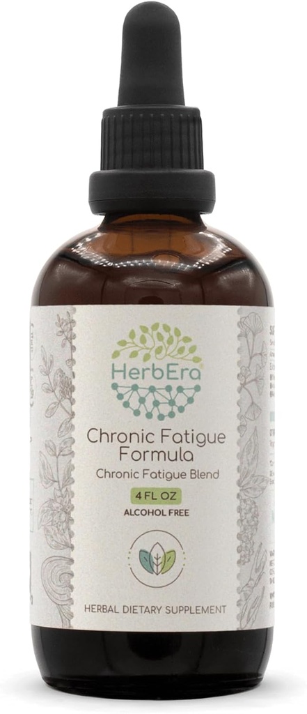 HerbEra Lentury Fatigue Formula B120 无酒精提取丁香:西伯利亚金森根,阿斯瓦甘达根,利科瑞斯根,金戈比洛巴叶,丽西蘑菇. 慢性脂肪混合剂 4 Fl Oz