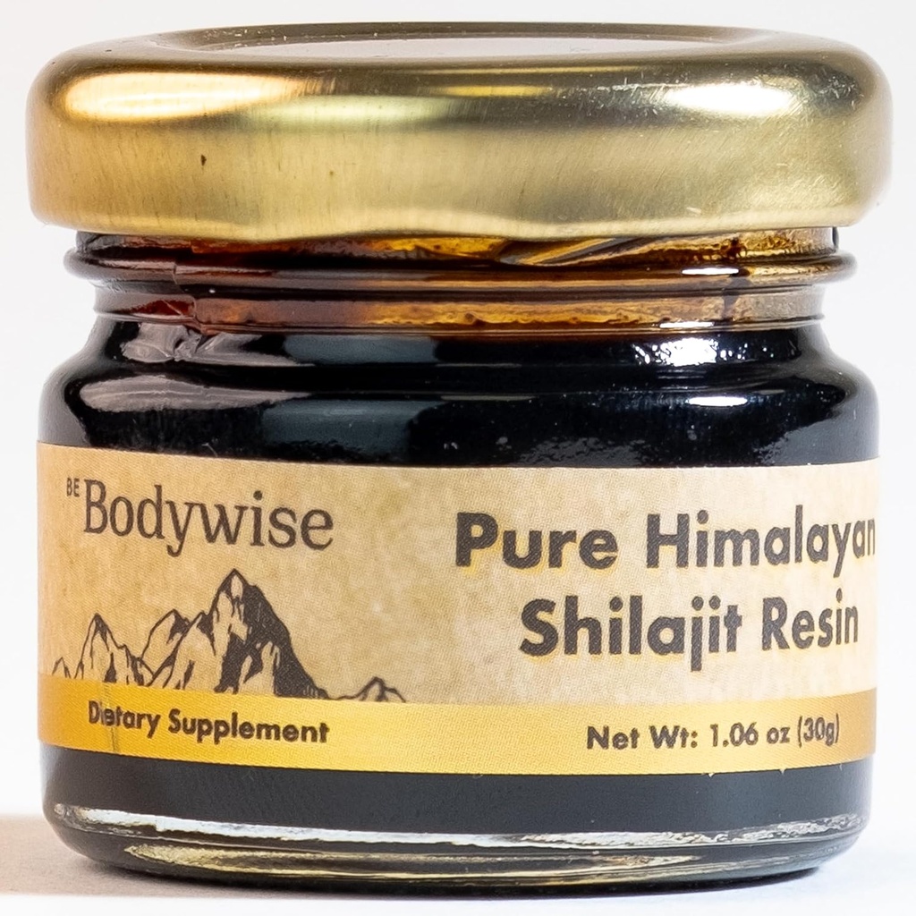 纯体 喜马拉雅 Shilajit Resin I 600 mg I 75 %+ Fulvic Acid & 85+ Trace Minerals |零糖 I 实验室测试 I 重金属自由 I 100% 认证 & Natural, Organization I for Men and Women I 30 gm.