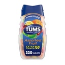 TUMS 超强心脏烧伤救济的可切除安非他明药片, 对夏季的BBQ - 各种水果火焰 - 330个计数