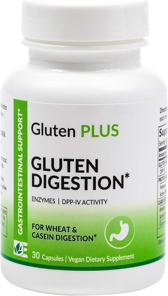 Gluten 消化酶(30 Counter) - 消化支持 - 消化支持 - Gluten - Gut 健康支持和营养吸收 - 30 Counter