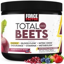 强因子总 Beets Energy Drink Mix, 超美食 Beet Root Powder, 硝酸盐到促进能量和支持流通,血液流动,硝酸氧化物和Stamina, 心脏健康补编, 30种服务