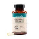 NatureWise Omega 3 鱼油 - 每药500毫克 - EPA & DHA - 免疫支持,大脑和最佳健康 - Gluten and Soy Free,非GMO - 60 Softgels [2-Month Supplement]