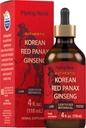 Piping Rock Korean Red Ginseng 液体提取 QQ 4 Fl Oz QQ Panax 根提取 QQ 无酒精叮当 QQ Vegetarian, Non-GMO, Gluten 免费补充