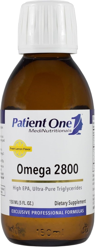 1 Omega 2800 液体 支持心脏、认知和联合健康的补充 * * * 高概率 Omega-3 鱼油 * * Lemon Flavor * * 5 fl oz