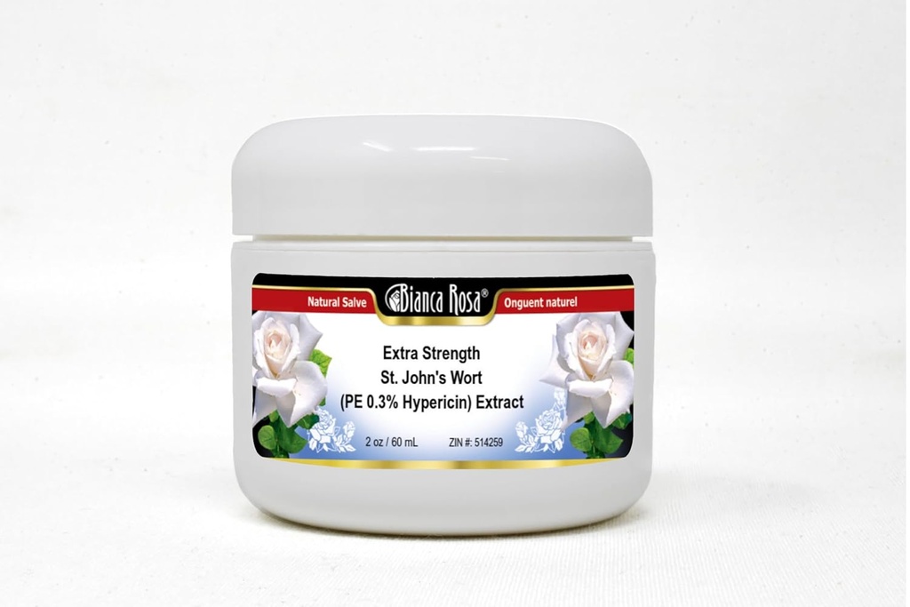 Bianca Rosa Extra St. John's Wort(PE 0.3%,Hypericin) 摘录 - 盐膏(2 oz,ZIN:514259)
