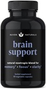 Brain Support Support - 自然记忆和焦点补充 Lion's Mane, Ginkgo Biloba, Bacopa Monnieri & Ashwagandha Root - 自然诺托普学和大脑助推器 - 60 Capsules