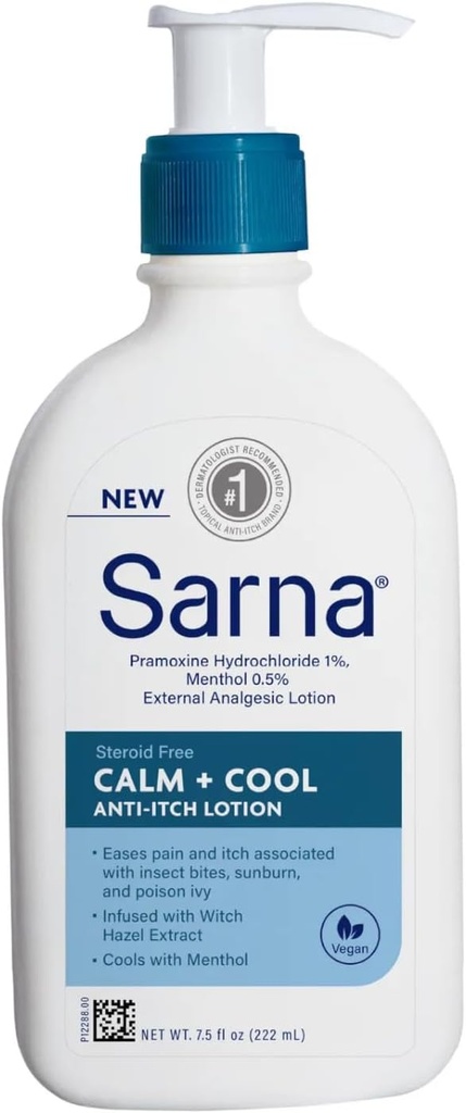 Sarna calm + Cool Lotion 7.5 Oz(英语:Oz)).